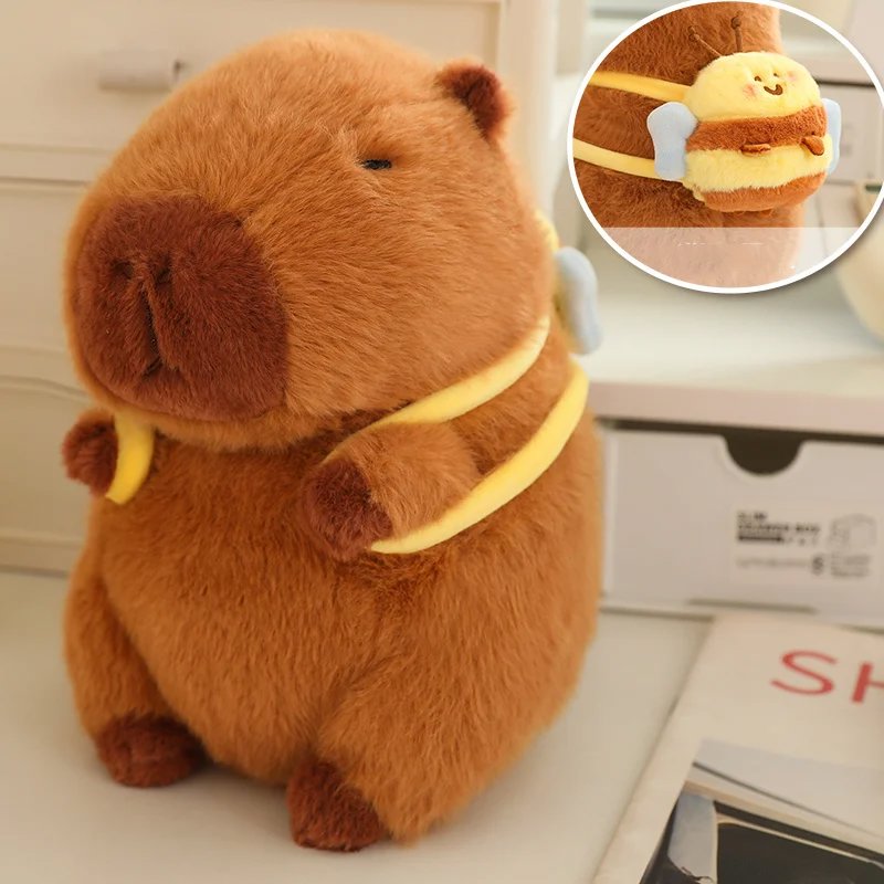 Maliben | Kawaii Capybara With Backpack Plush Collection