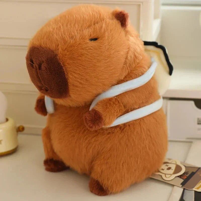 Maliben | Kawaii Capybara With Backpack Plush Collection