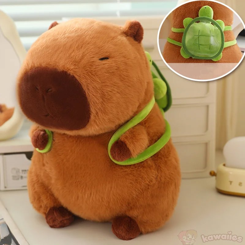 Maliben | Kawaii Capybara With Backpack Plush Collection