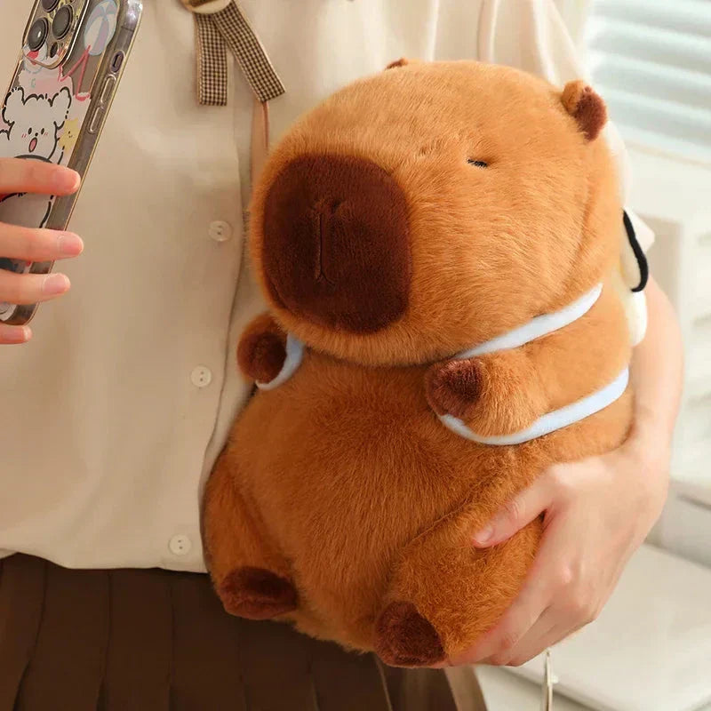 Maliben | Kawaii Capybara With Backpack Plush Collection