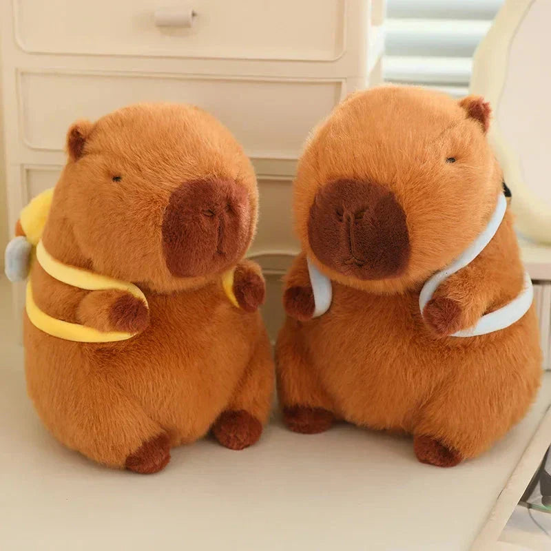 Maliben | Kawaii Capybara With Backpack Plush Collection