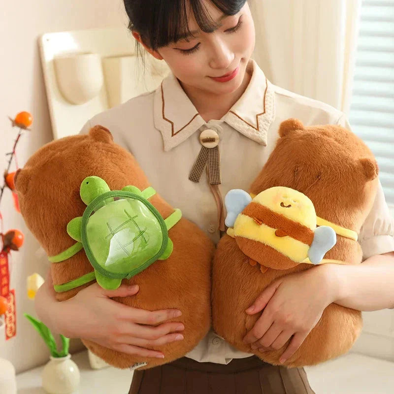 Maliben | Kawaii Capybara With Backpack Plush Collection