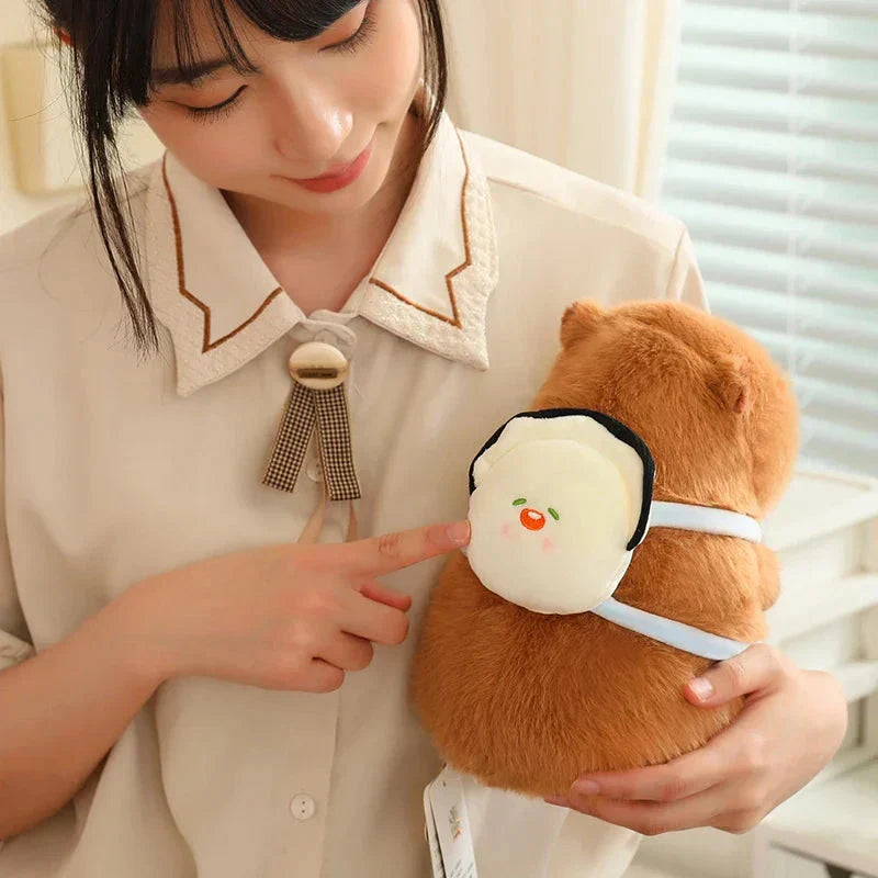 Maliben | Kawaii Capybara With Backpack Plush Collection