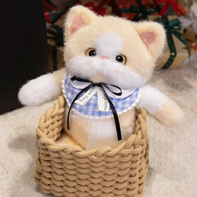 Maliben | Kawaii Cat Plush Family with Collar