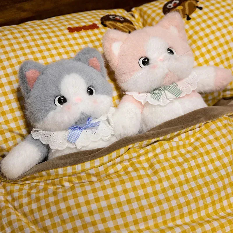 Maliben | Kawaii Cat Plush Family with Collar