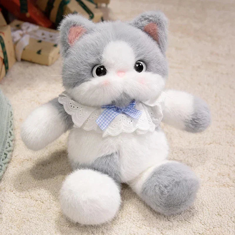 Maliben | Kawaii Cat Plush Family with Collar