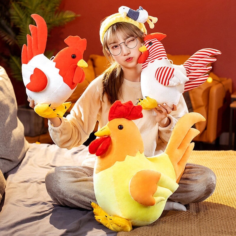 Maliben | Kawaii Chubby Chicken Plushie Family