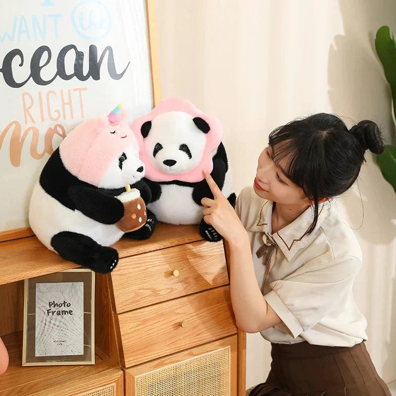 Maliben | Kawaii Chunky Panda Plushie Crew