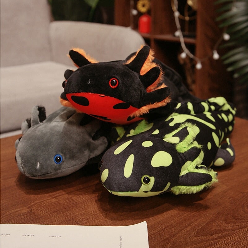 Maliben | Kawaii Colorful Likelike Axolotl Plushie Family