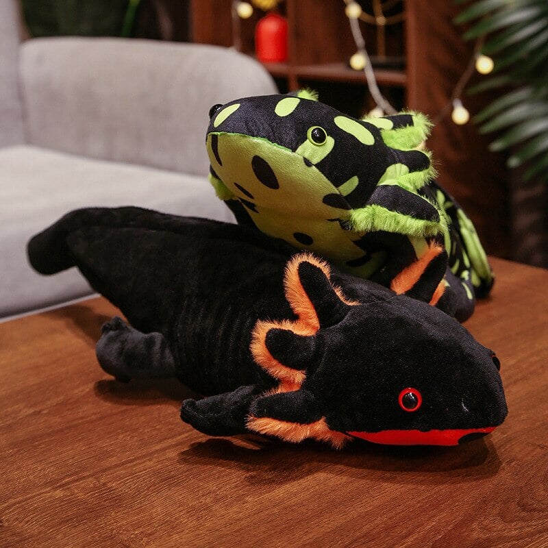 Maliben | Kawaii Colorful Likelike Axolotl Plushie Family