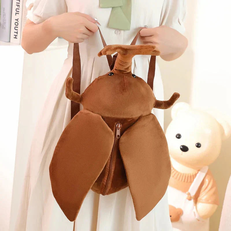 Maliben | Kawaii Dung Beetles Plush Backpacks