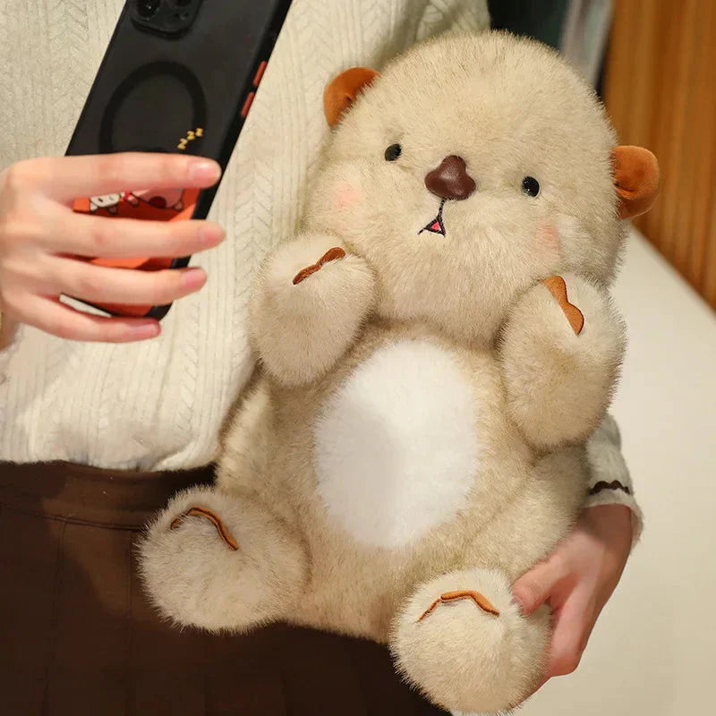 Maliben | Kawaii Fluffy Blushing Otter Plushie