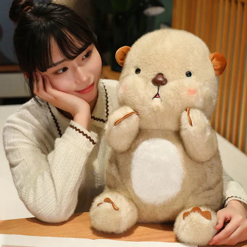 Maliben | Kawaii Fluffy Blushing Otter Plushie