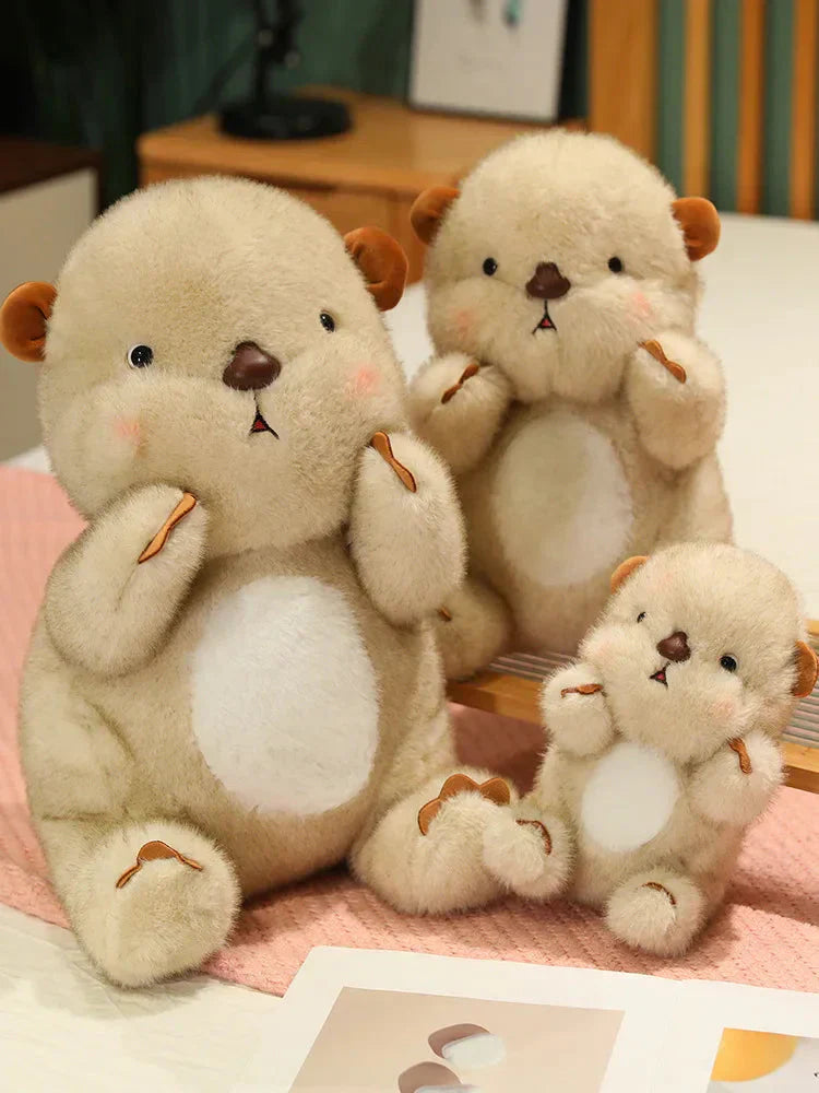 Maliben | Kawaii Fluffy Blushing Otter Plushie