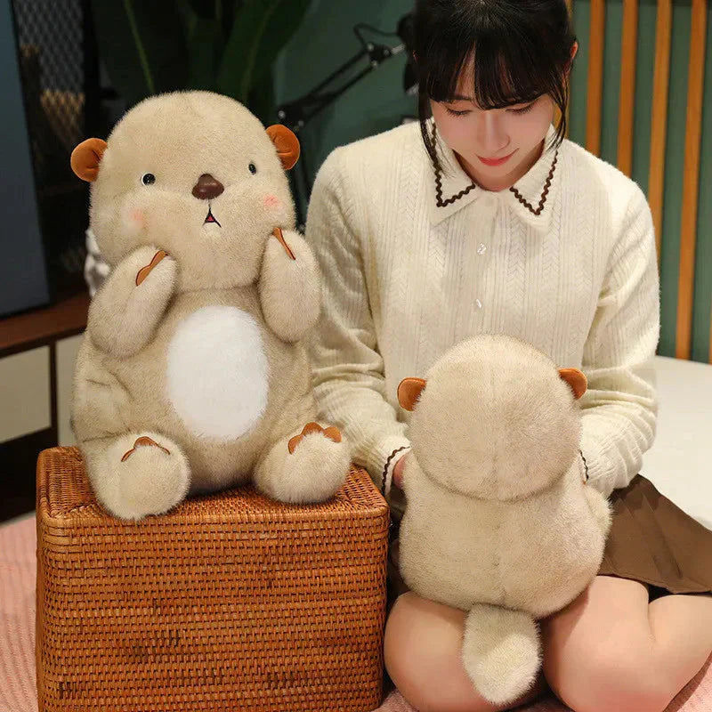 Maliben | Kawaii Fluffy Blushing Otter Plushie
