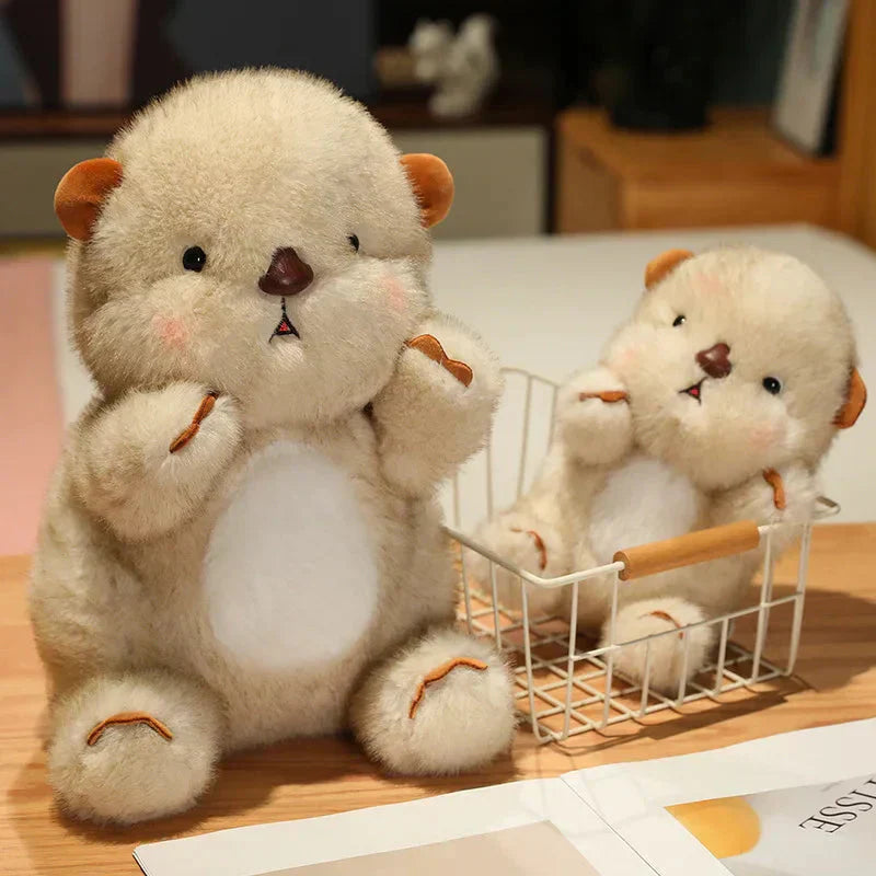 Maliben | Kawaii Fluffy Blushing Otter Plushie