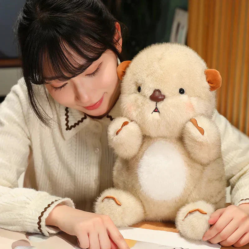 Maliben | Kawaii Fluffy Blushing Otter Plushie
