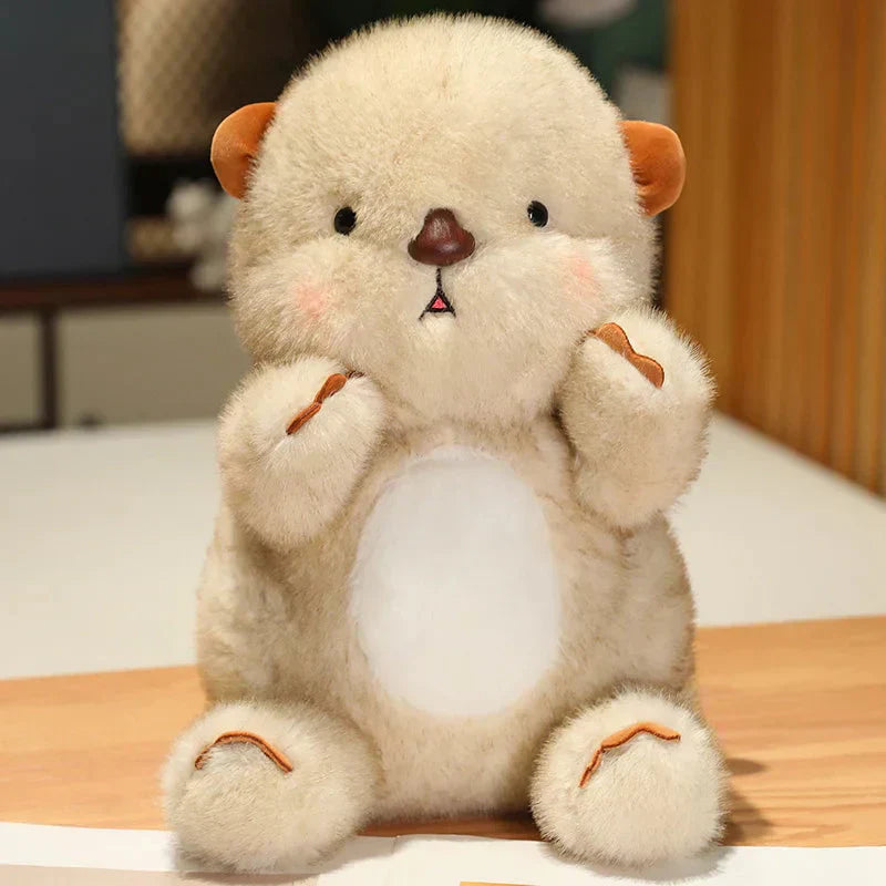 Maliben | Kawaii Fluffy Blushing Otter Plushie