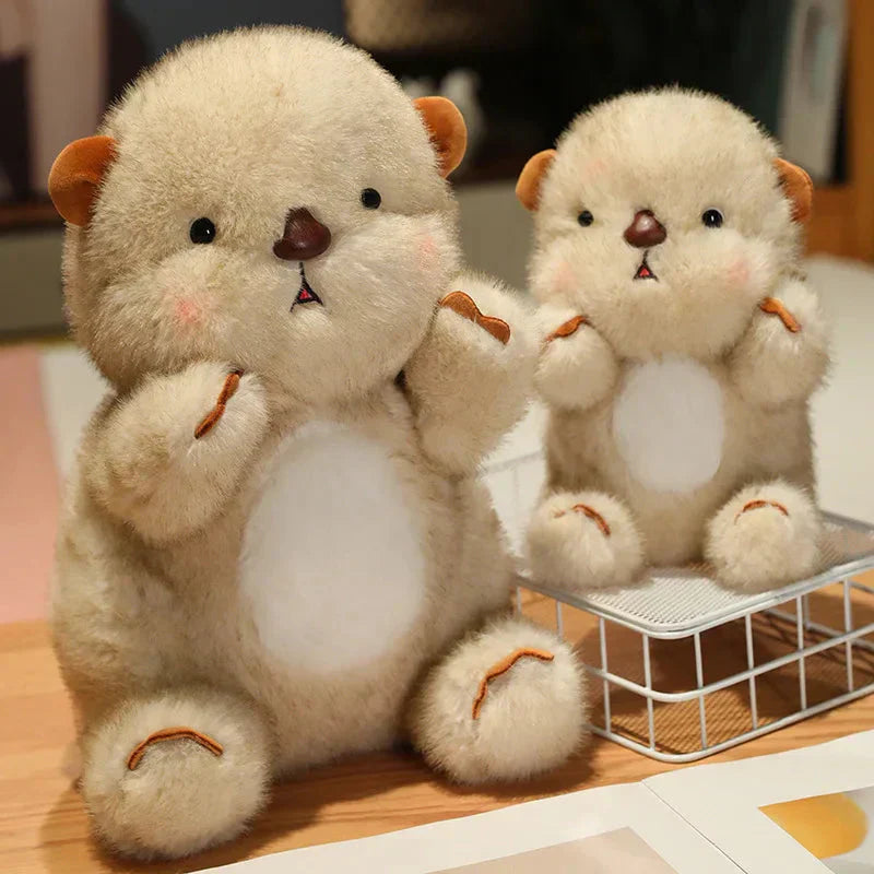 Maliben | Kawaii Fluffy Blushing Otter Plushie