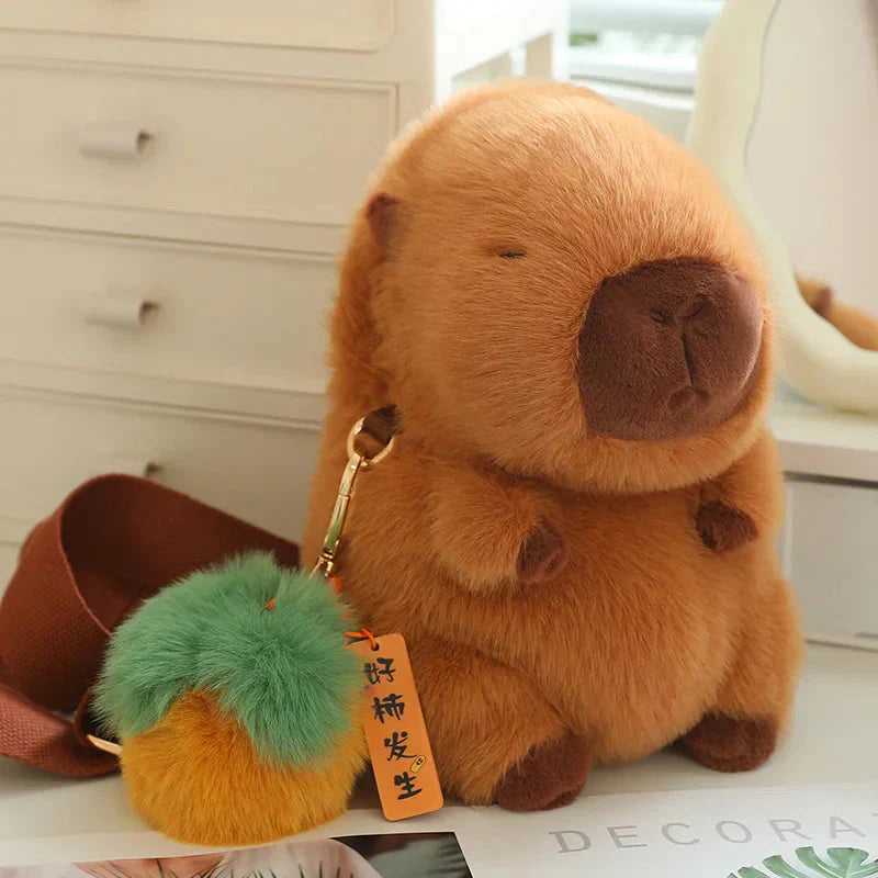 Maliben | Kawaii Fluffy Capybara Plushies With Strap