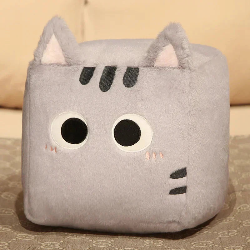 Maliben | Kawaii Fluffy Cube Cat Plushie Collection