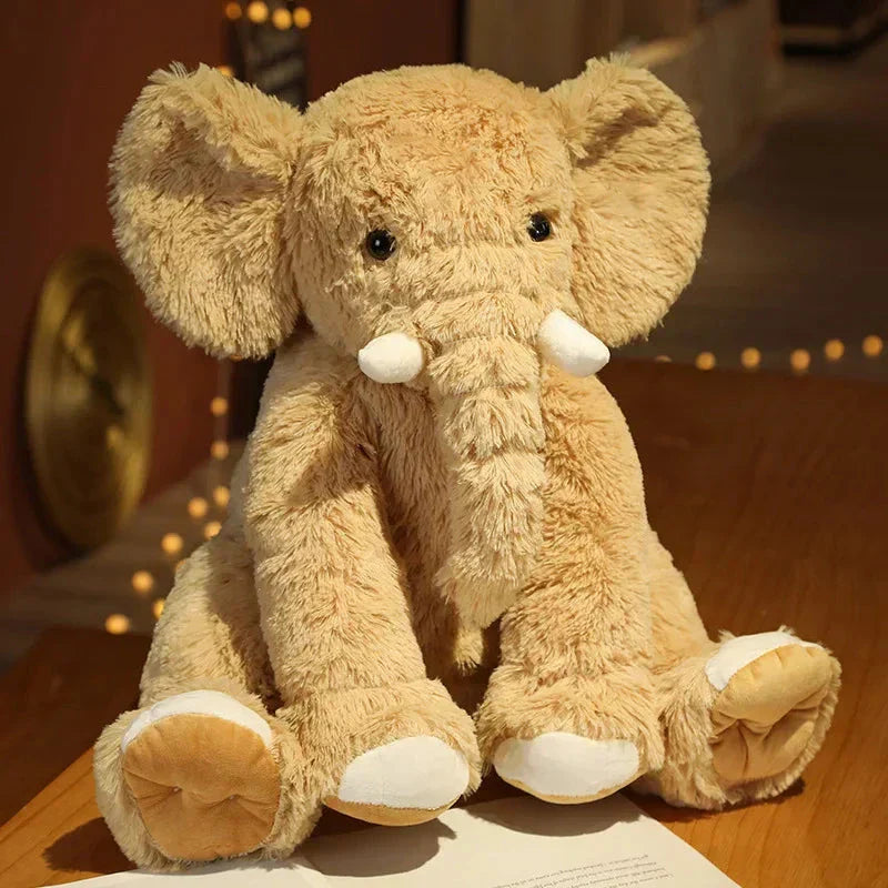 Maliben | Kawaii Fluffy Elephant Plush Family