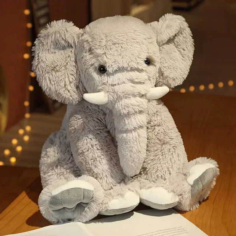 Maliben | Kawaii Fluffy Elephant Plush Family