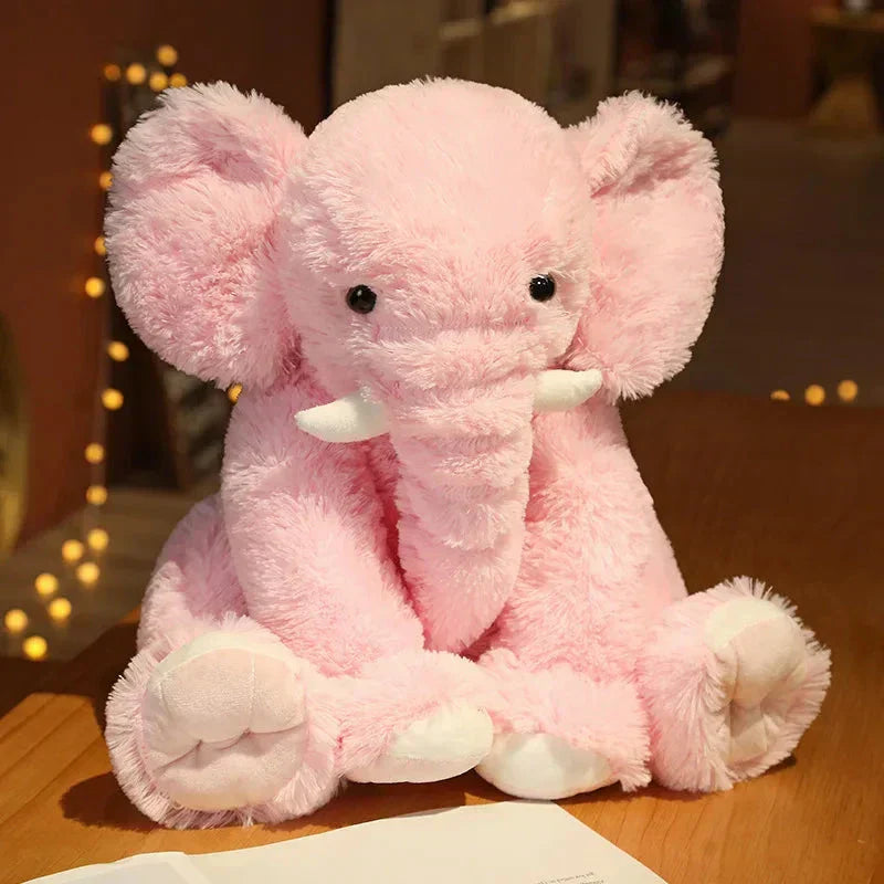 Maliben | Kawaii Fluffy Elephant Plush Family