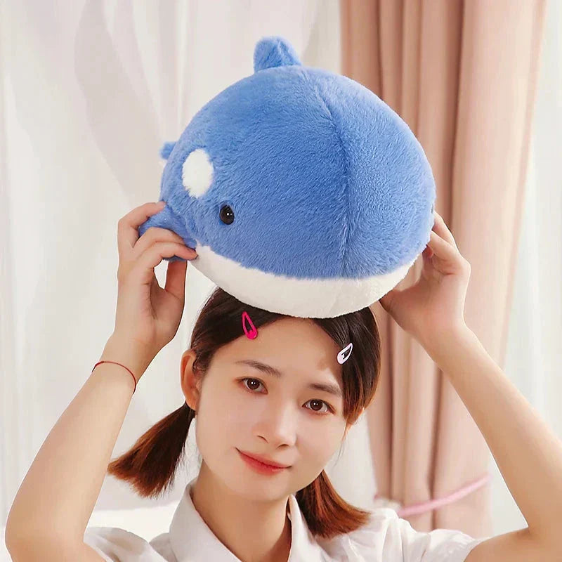 Maliben | Kawaii Fluffy Gray Blue Killer Whale Plushies