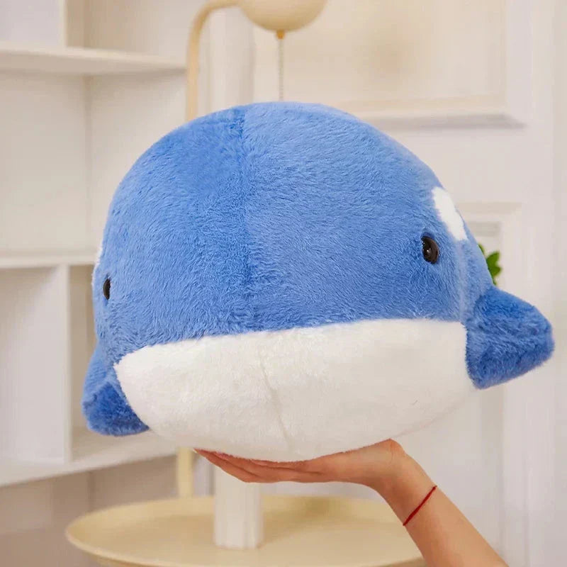 Maliben | Kawaii Fluffy Gray Blue Killer Whale Plushies