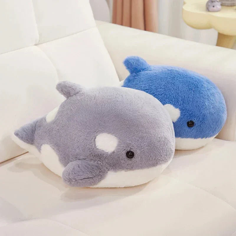 Maliben | Kawaii Fluffy Gray Blue Killer Whale Plushies