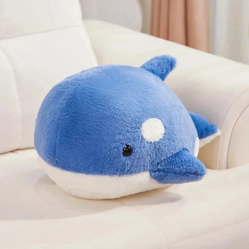 Maliben | Kawaii Fluffy Gray Blue Killer Whale Plushies