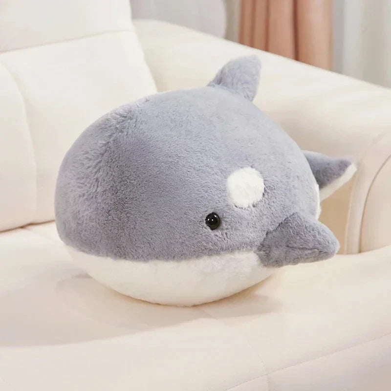 Maliben | Kawaii Fluffy Gray Blue Killer Whale Plushies