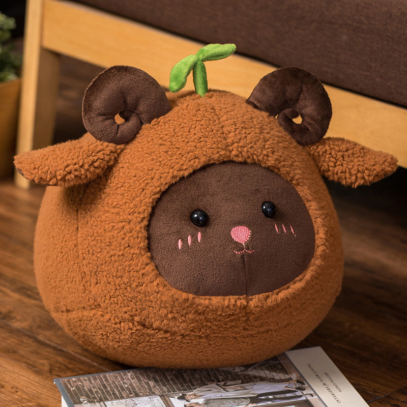 Maliben | Kawaii Fluffy Sheep Goat Ram Plushie