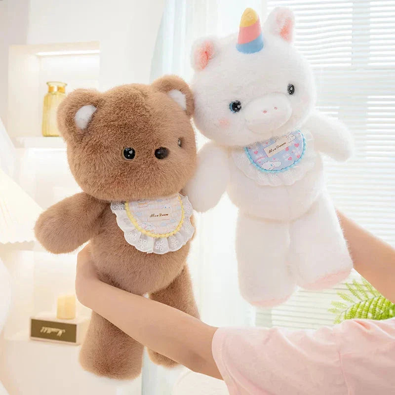 Maliben | Kawaii Fluffy Sitting Animal Plushie Squad
