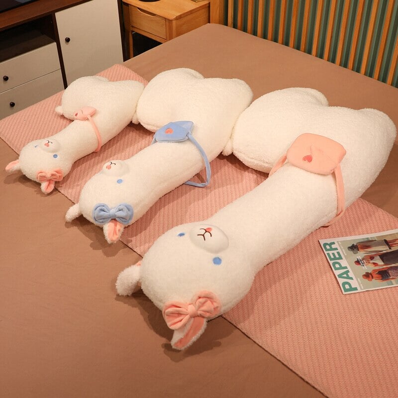 Maliben | Kawaii Fluffy White Pancake Alpaca Plushie