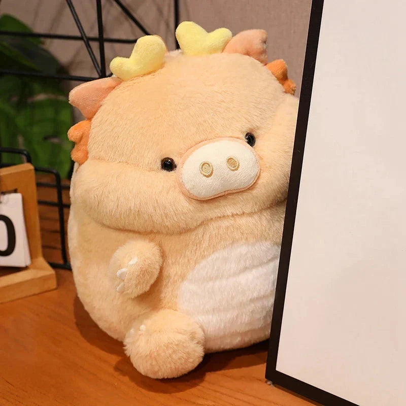 Maliben Kawaii Pig Dragon Plush — 30 cm, 7 Pastel Colors