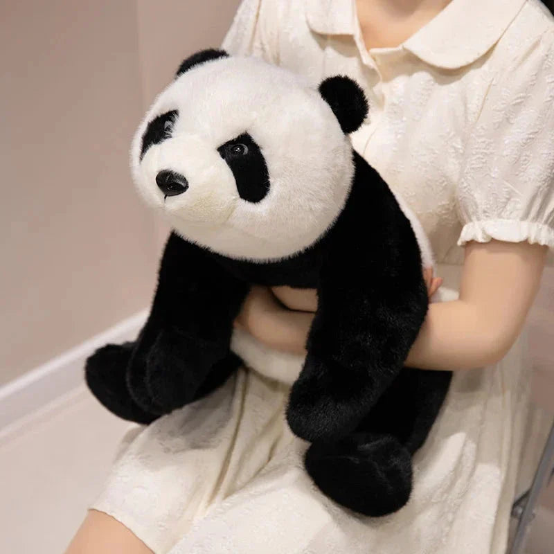 Maliben | Kawaii Fuzzy Black Brown Panda Plushies