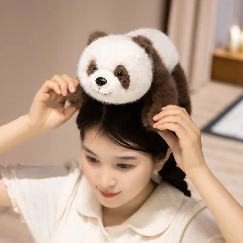 Maliben | Kawaii Fuzzy Black Brown Panda Plushies