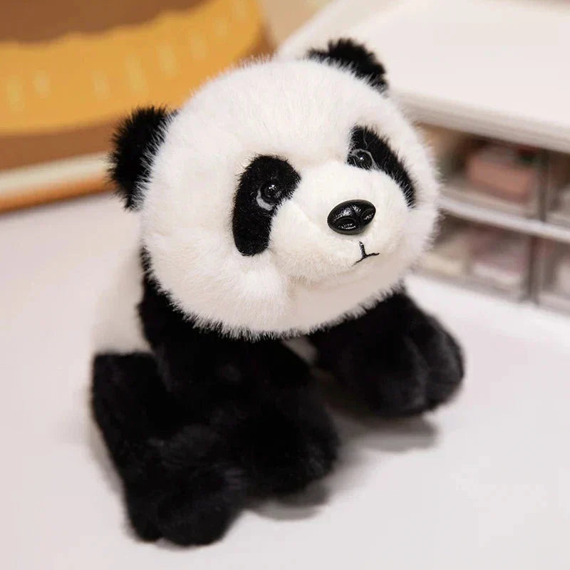 Maliben | Kawaii Fuzzy Black Brown Panda Plushies