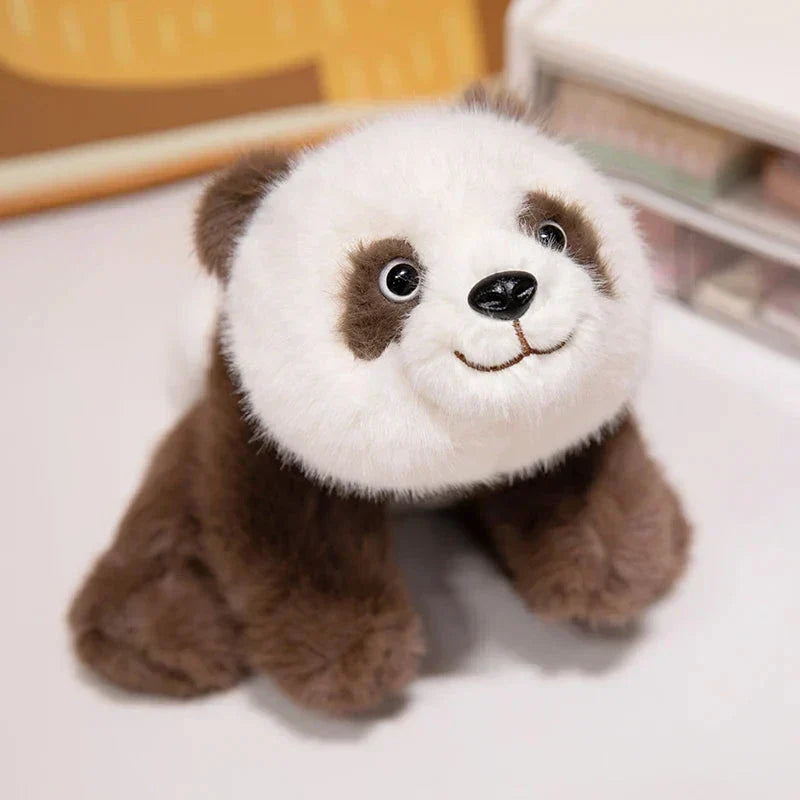 Maliben | Kawaii Fuzzy Black Brown Panda Plushies