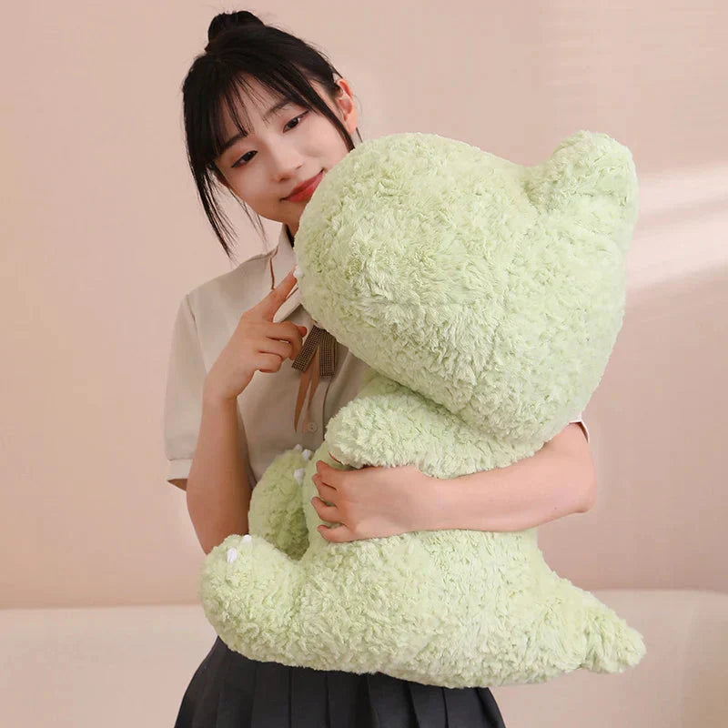Maliben | Kawaii Goofy Green Pink Dinosaur Plushies