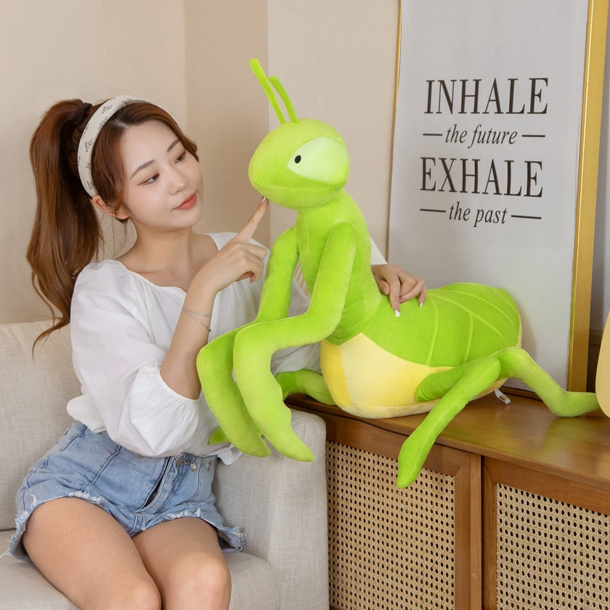 Maliben | Kawaii Green Praying Mantis Plushie