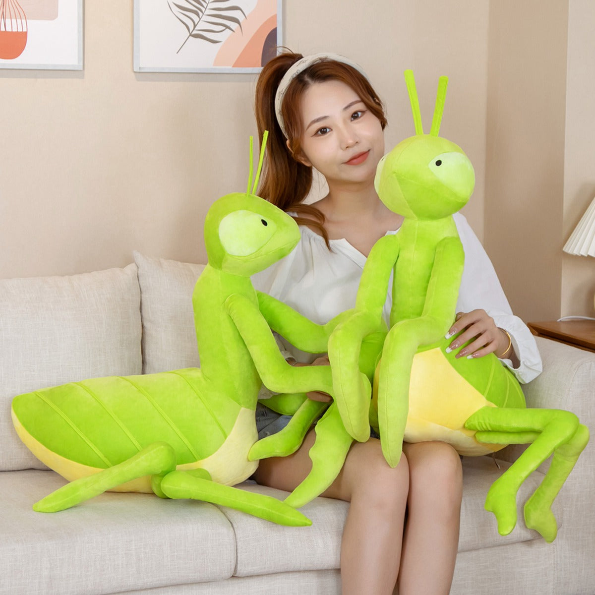 Maliben | Kawaii Green Praying Mantis Plushie