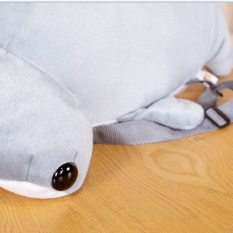 Maliben | Kawaii Hammerhead Shark Plush Backpack
