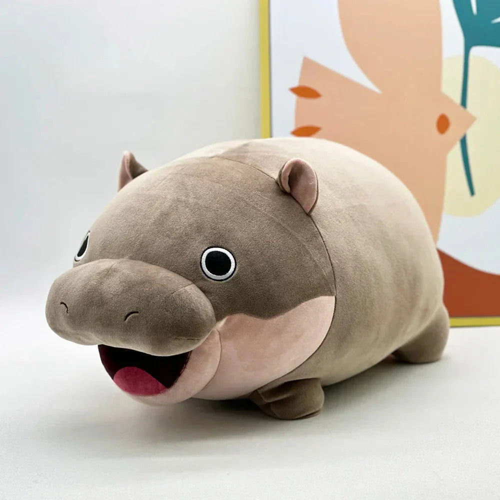 Maliben | Kawaii Moo Deng Baby Hippo Plushie