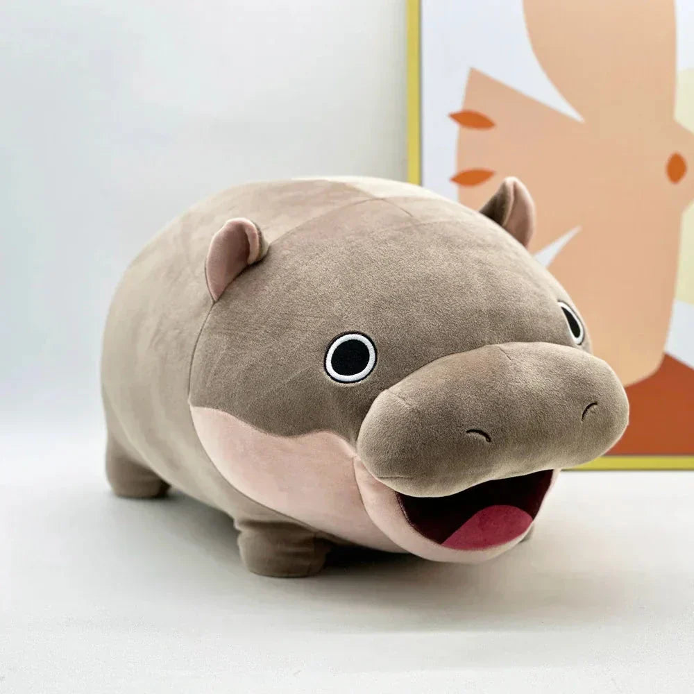 Maliben | Kawaii Moo Deng Baby Hippo Plushie