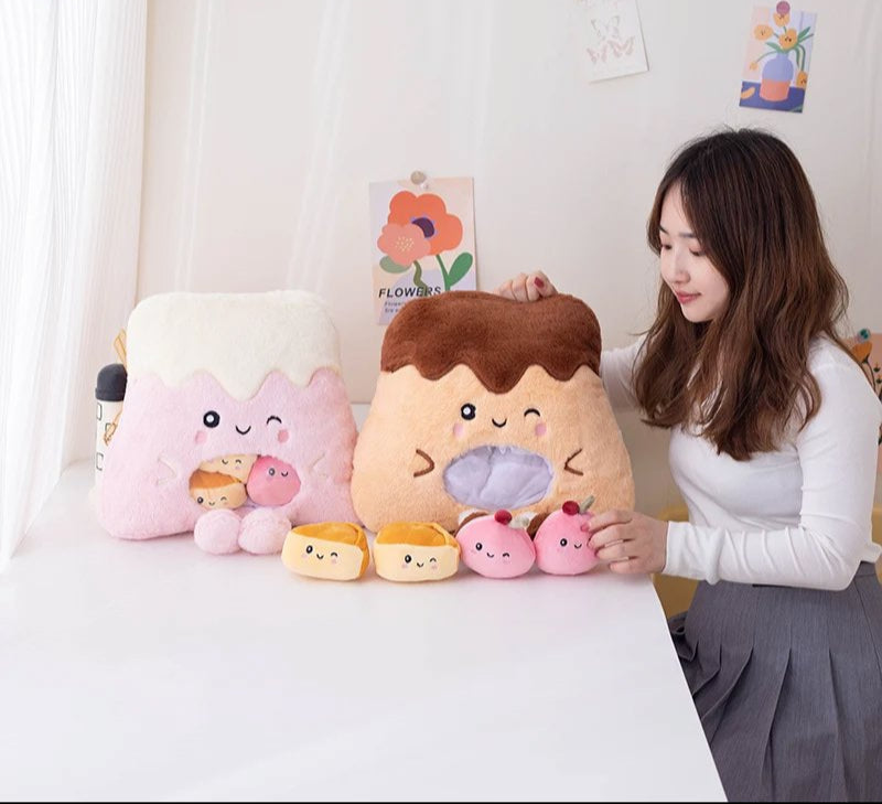 Maliben | Kawaii Mountain Desserts Candy Bag Plushies