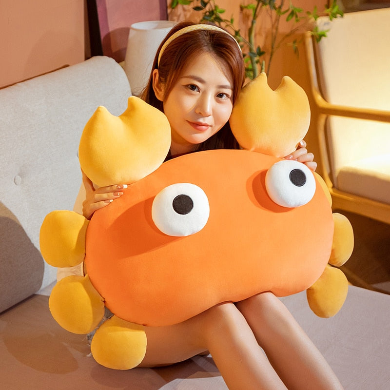 Maliben | Kawaii Orange Crab & Lobster Plushie