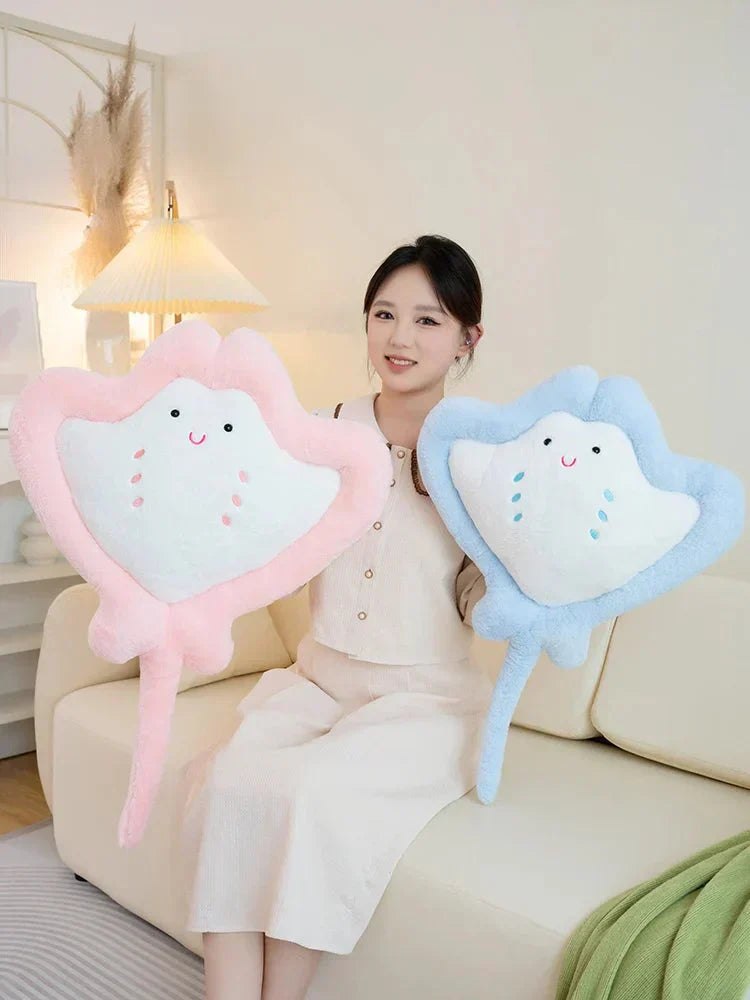 Maliben | Kawaii Pastel Fluffy Stingray Plushies